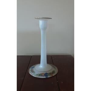 Vintage Westmoreland Cased Glass Candlestick Holder